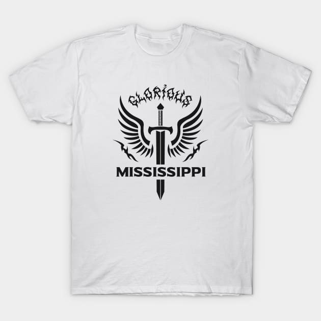 Glorious Mississippi T-Shirt by VecTikSam